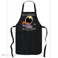 Hello Darkness My Old Friend Solar Eclipse April 08 2024 Apron thumb 0