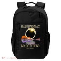 Hello Darkness My Old Friend Solar Eclipse April 08 2024 Backpack thumb 0