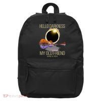 Hello Darkness My Old Friend Solar Eclipse April 08 2024 16 in Basic Backpack thumb 0
