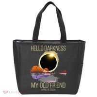 Hello Darkness My Old Friend Solar Eclipse April 08 2024 Tote Bag thumb 0