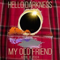 Hello Darkness My Old Friend Solar Eclipse April 08 2024 Women's Flannel Plaid Pajama Pants thumb 2