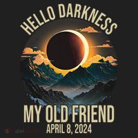 Hello Darkness My Old Friend Solar Eclipse April 08 2024 40oz Vacuum Insulated Stainless Steel Travel Tumbler thumb 4