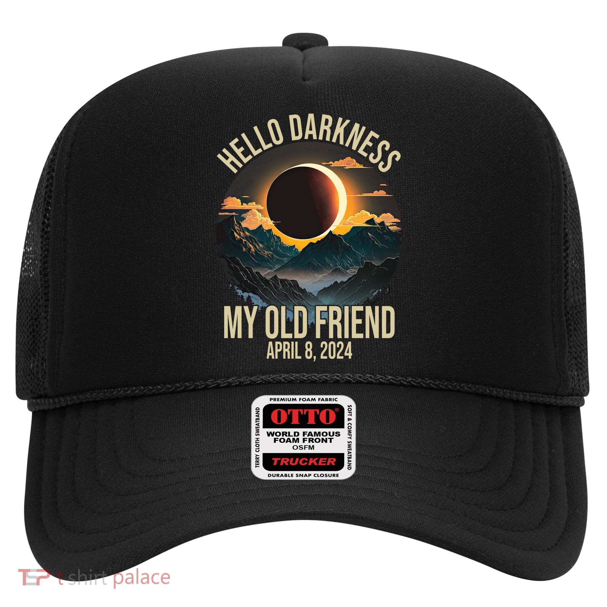 Hello Darkness My Old Friend Solar Eclipse April 08 2024 Hat