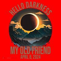 Hello Darkness My Old Friend Solar Eclipse April 08 2024 Santa Hat thumb 1