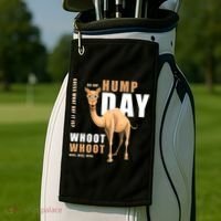Hump Day Meaningful Gift Guess What Day It Is Gift Golf Towel thumb 2