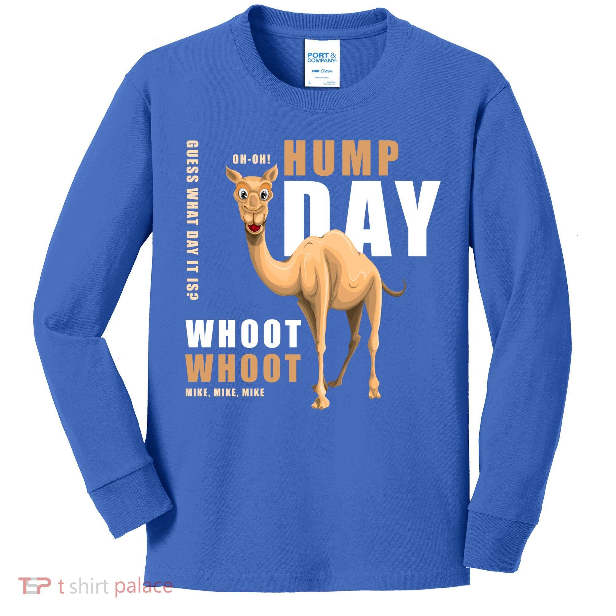 Hump Day Meaningful Gift Guess What Day It Is Gift Kids Long Sleeve Shirt
