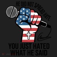 He Did Not Spread Hate You Just Hated What He Said RIP Charlie Kirk Women's Sweatshirt thumb 2