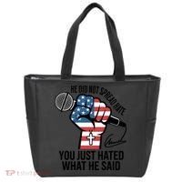 He Did Not Spread Hate You Just Hated What He Said RIP Charlie Kirk Tote Bag thumb 0