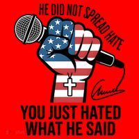 He Did Not Spread Hate You Just Hated What He Said RIP Charlie Kirk Santa Hat thumb 1