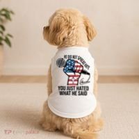 He Did Not Spread Hate You Just Hated What He Said RIP Charlie Kirk Doggie Tank thumb 2