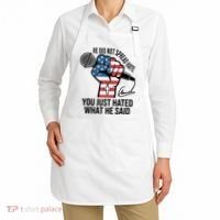 He Did Not Spread Hate You Just Hated What He Said RIP Charlie Kirk Apron thumb 2