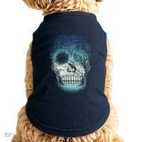 Halloween Dark Nature Forest Skull Doggie Tank thumb 0