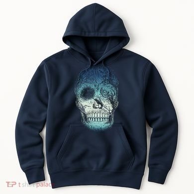 Halloween Dark Nature Forest Skull Hoodie