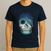 Halloween Dark Nature Forest Skull T-Shirt thumb 3