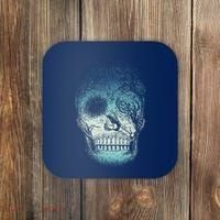 Halloween Dark Nature Forest Skull Coaster thumb 0