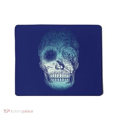 Halloween Dark Nature Forest Skull Mousepad