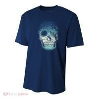 Halloween Dark Nature Forest Skull Youth Performance Sprint T-Shirt thumb 0