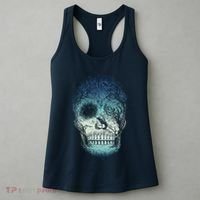 Halloween Dark Nature Forest Skull Women's Tank Top thumb 3