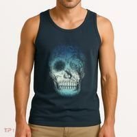 Halloween Dark Nature Forest Skull Tank Top thumb 3