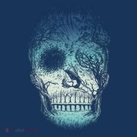 Halloween Dark Nature Forest Skull Women's T-Shirt thumb 6
