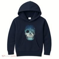 Halloween Dark Nature Forest Skull Kids Hoodie thumb 0