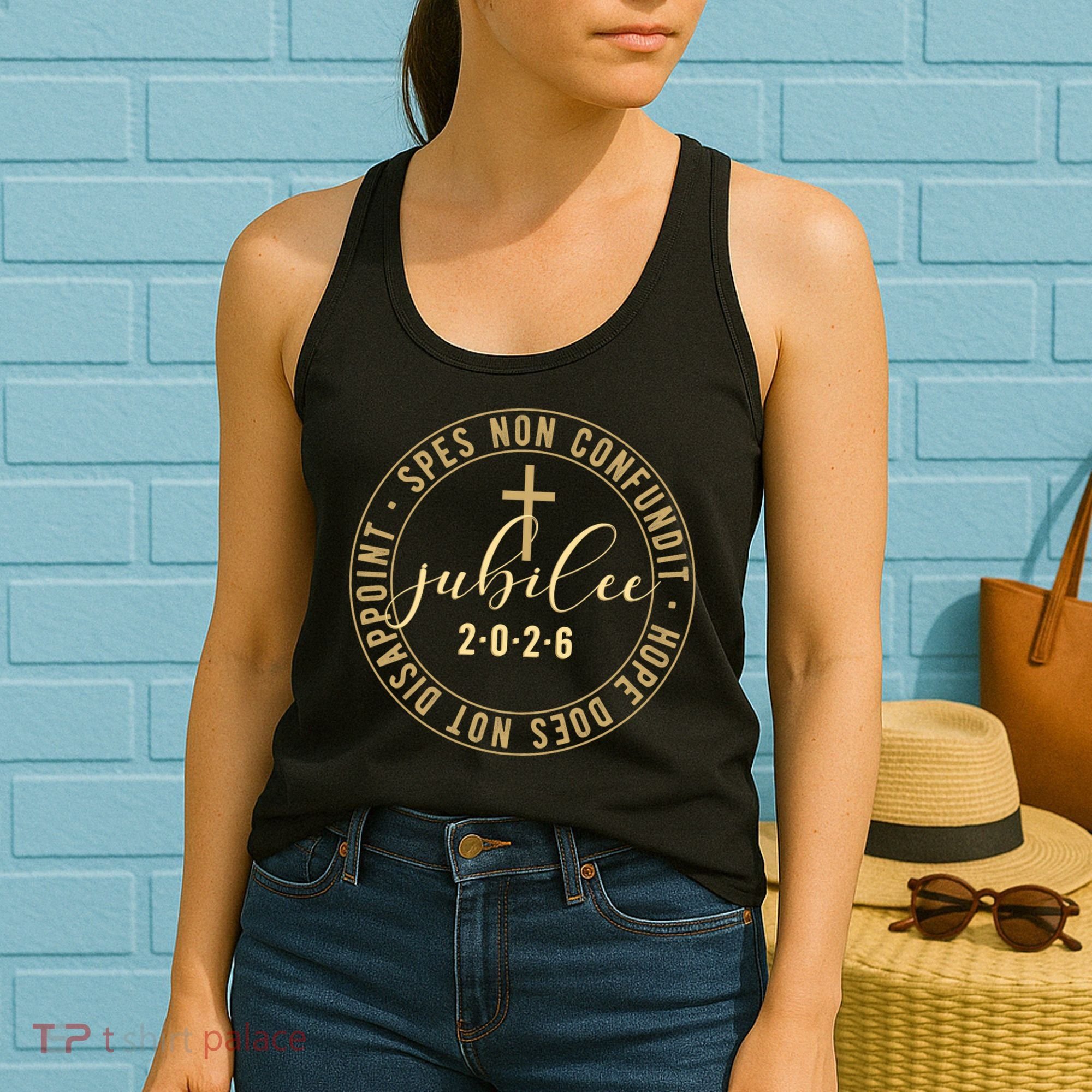 Hope Does Not Disappoint Spes Non Counfundit Jubilee 2026 Women's Tank Top