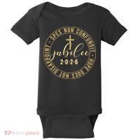 Hope Does Not Disappoint Spes Non Counfundit Jubilee 2026 Baby Bodysuit thumb 0
