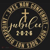 Hope Does Not Disappoint Spes Non Counfundit Jubilee 2026 Baby Bodysuit thumb 2