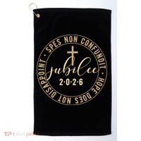 Hope Does Not Disappoint Spes Non Counfundit Jubilee 2026 Golf Towel thumb 0