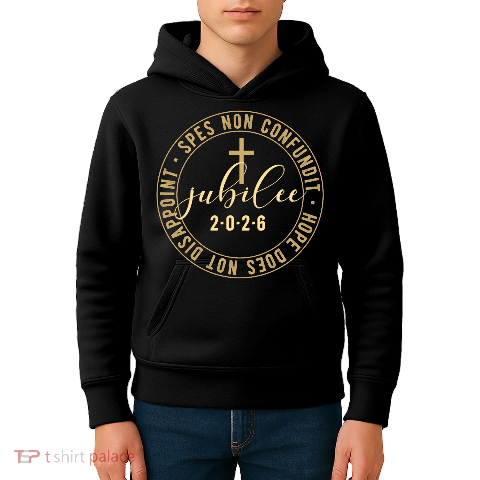 Hope Does Not Disappoint Spes Non Counfundit Jubilee 2026 Kids Hoodie