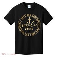 Hope Does Not Disappoint Spes Non Counfundit Jubilee 2026 Kids T-Shirt thumb 0