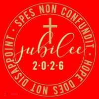 Hope Does Not Disappoint Spes Non Counfundit Jubilee 2026 Santa Hat thumb 1