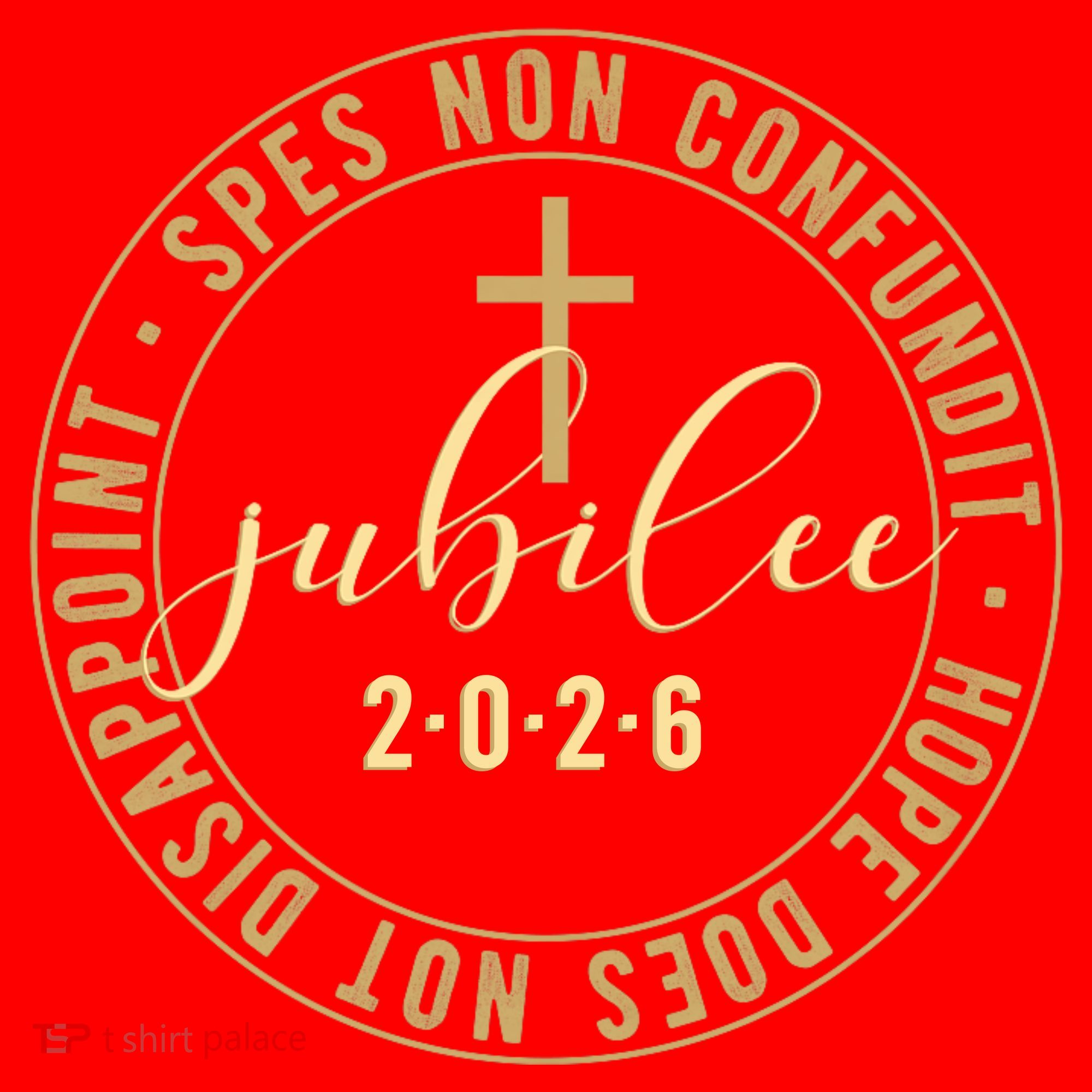 Hope Does Not Disappoint Spes Non Counfundit Jubilee 2026 Santa Hat