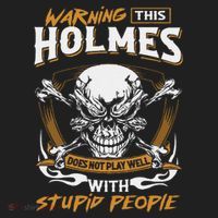 Holmes Does Not Play Well With Stupid People Beanie thumb 2