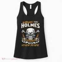 Holmes Does Not Play Well With Stupid People Women's Tank Top thumb 0