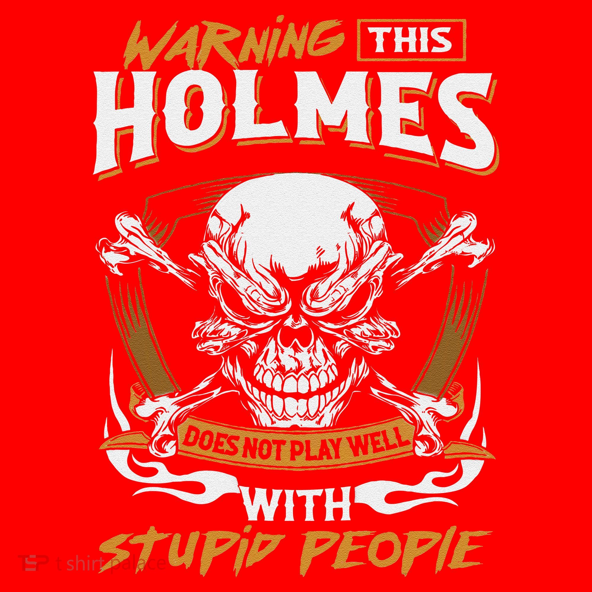 Holmes Does Not Play Well With Stupid People Santa Hat