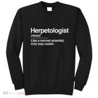Herpetologist Definition Normal Only Cooler Scientist Gift Sweatshirt thumb 0