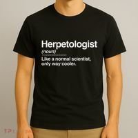 Herpetologist Definition Normal Only Cooler Scientist Gift T-Shirt thumb 3