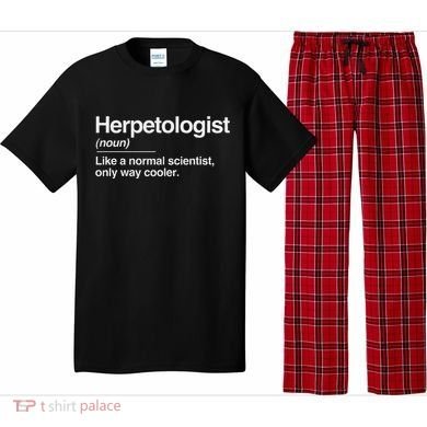 Herpetologist Definition Normal Only Cooler Scientist Gift Pajama Set