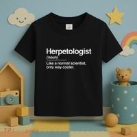 Herpetologist Definition Normal Only Cooler Scientist Gift Toddler T-Shirt thumb 3