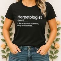 Herpetologist Definition Normal Only Cooler Scientist Gift Women's T-Shirt thumb 2