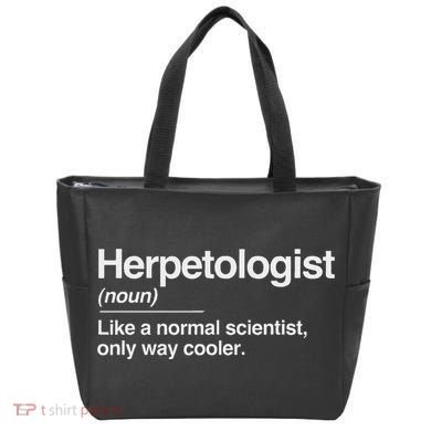 Herpetologist Definition Normal Only Cooler Scientist Gift Tote Bag