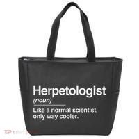 Herpetologist Definition Normal Only Cooler Scientist Gift Tote Bag thumb 0