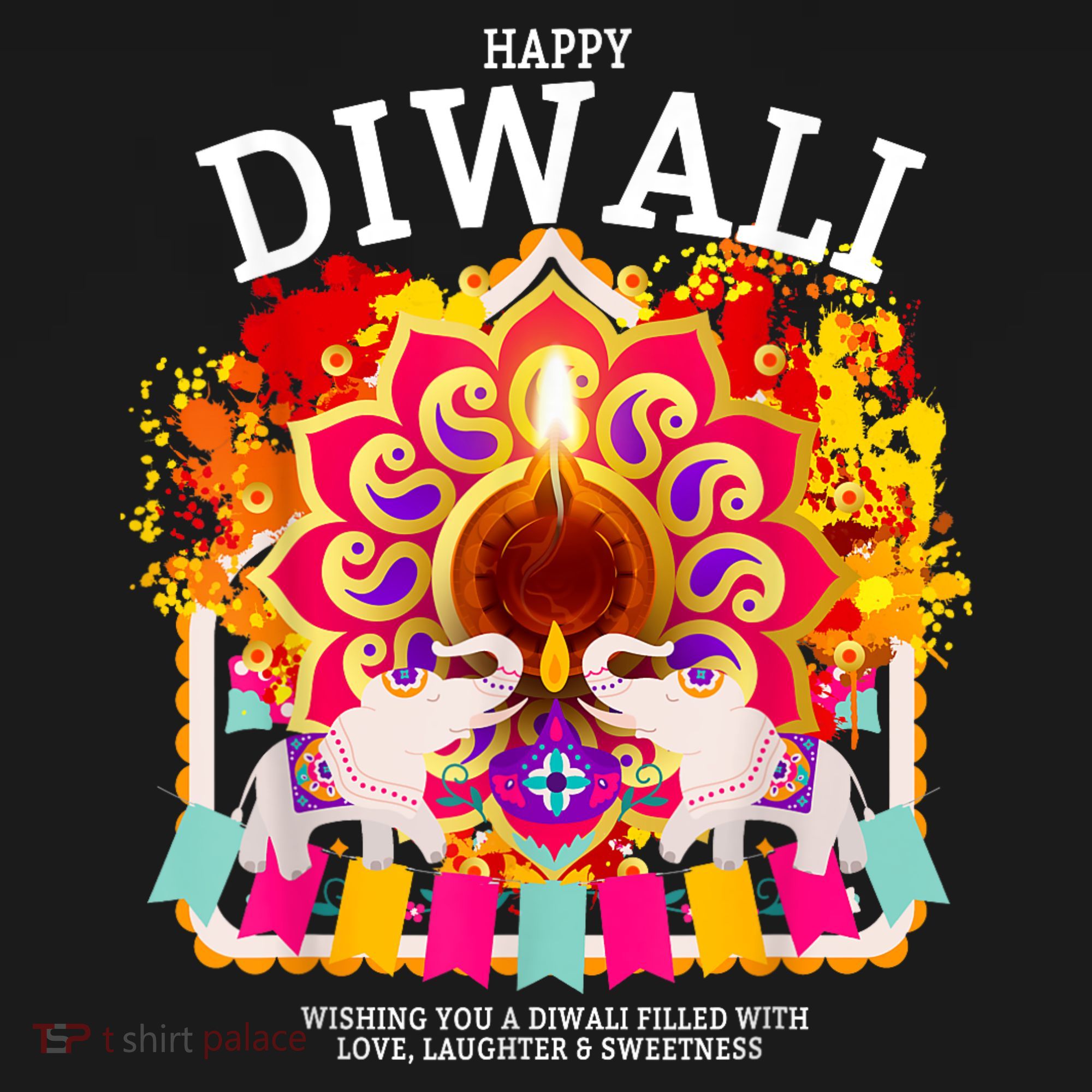 Happy Diwali Outfit Idea For Kids & Hindu Festival Diwali T-Shirt