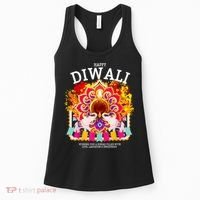 Happy Diwali Outfit Idea For Kids & Hindu Festival Diwali Women's Tank Top thumb 0