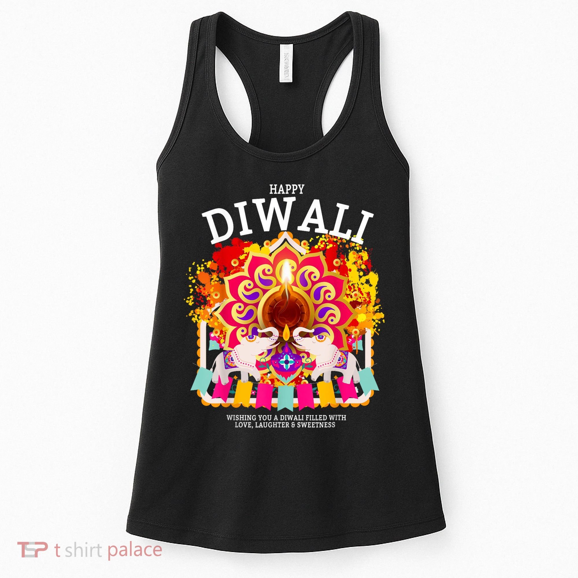 Happy Diwali Outfit Idea For Kids & Hindu Festival Diwali Women's Tank Top