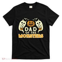 Halloween Dad Of Monsters Funny Family Costume Papa Daddy T-Shirt thumb 0
