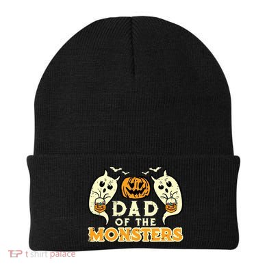 Halloween Dad Of Monsters Funny Family Costume Papa Daddy Beanie