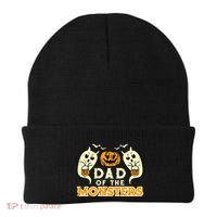 Halloween Dad Of Monsters Funny Family Costume Papa Daddy Beanie thumb 0