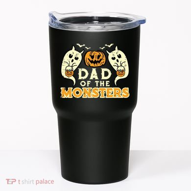 Halloween Dad Of Monsters Funny Family Costume Papa Daddy Tumbler